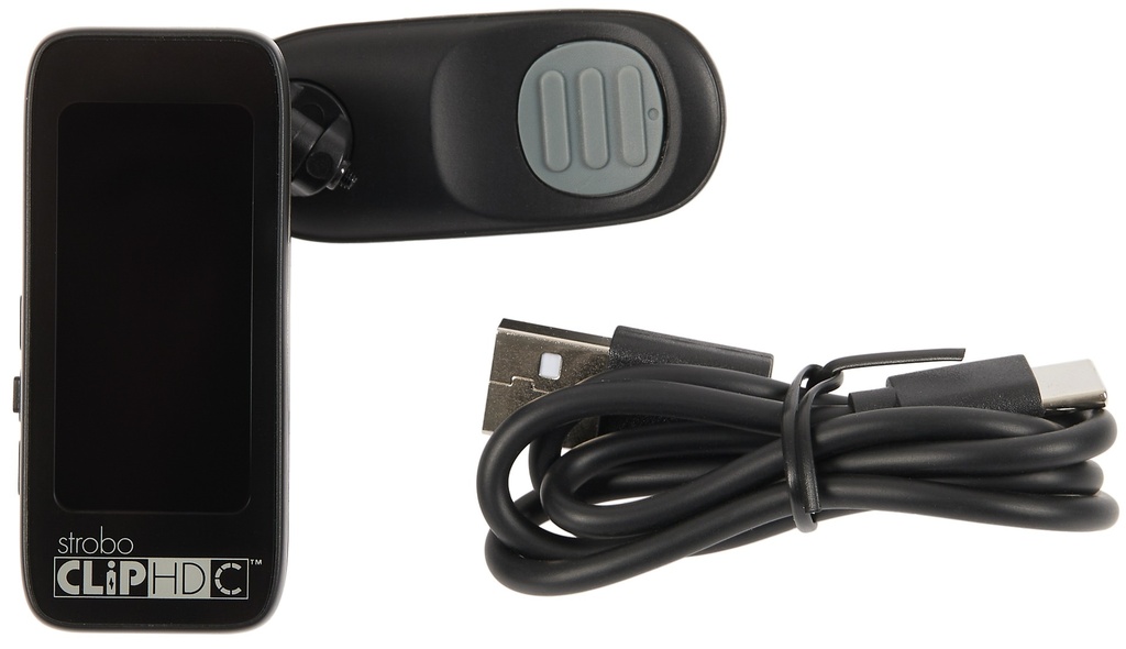 Peterson StroboClip HDC Rechargeable Clip-on Tuner Black