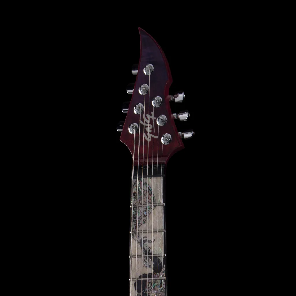 Boutique Guitar Showcase enTour 2026 GNG Morgoth 7- Headstock Front – 1.webp