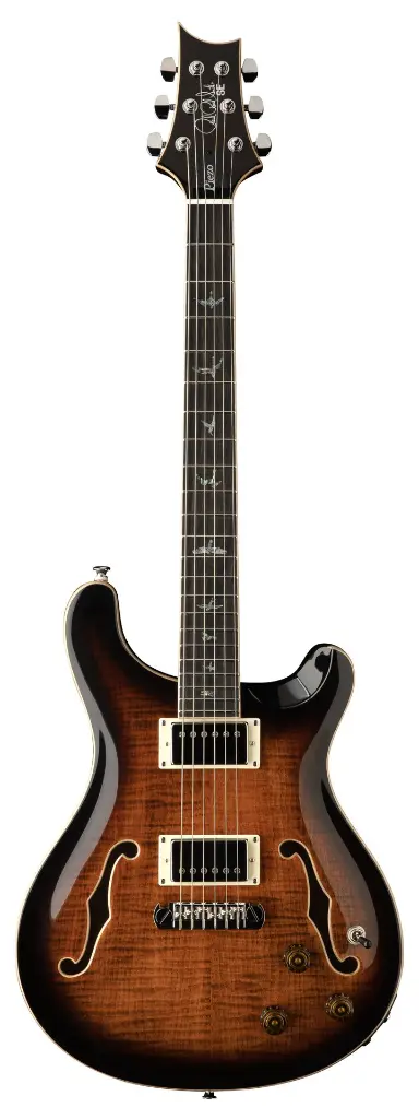 SE Hollowbody II Piezo Orange Tiger Smokeburst.webp