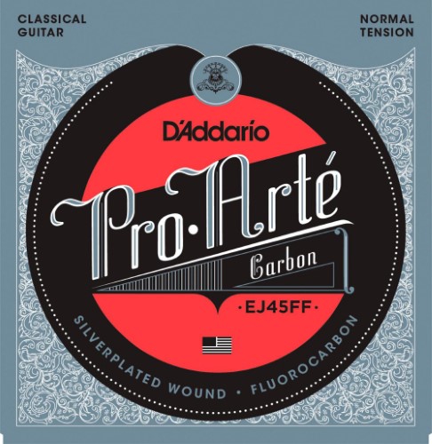 D'Addario EJ45FF Classical Pro-Arté Carbon Classical Guitar Strings Normal Tension