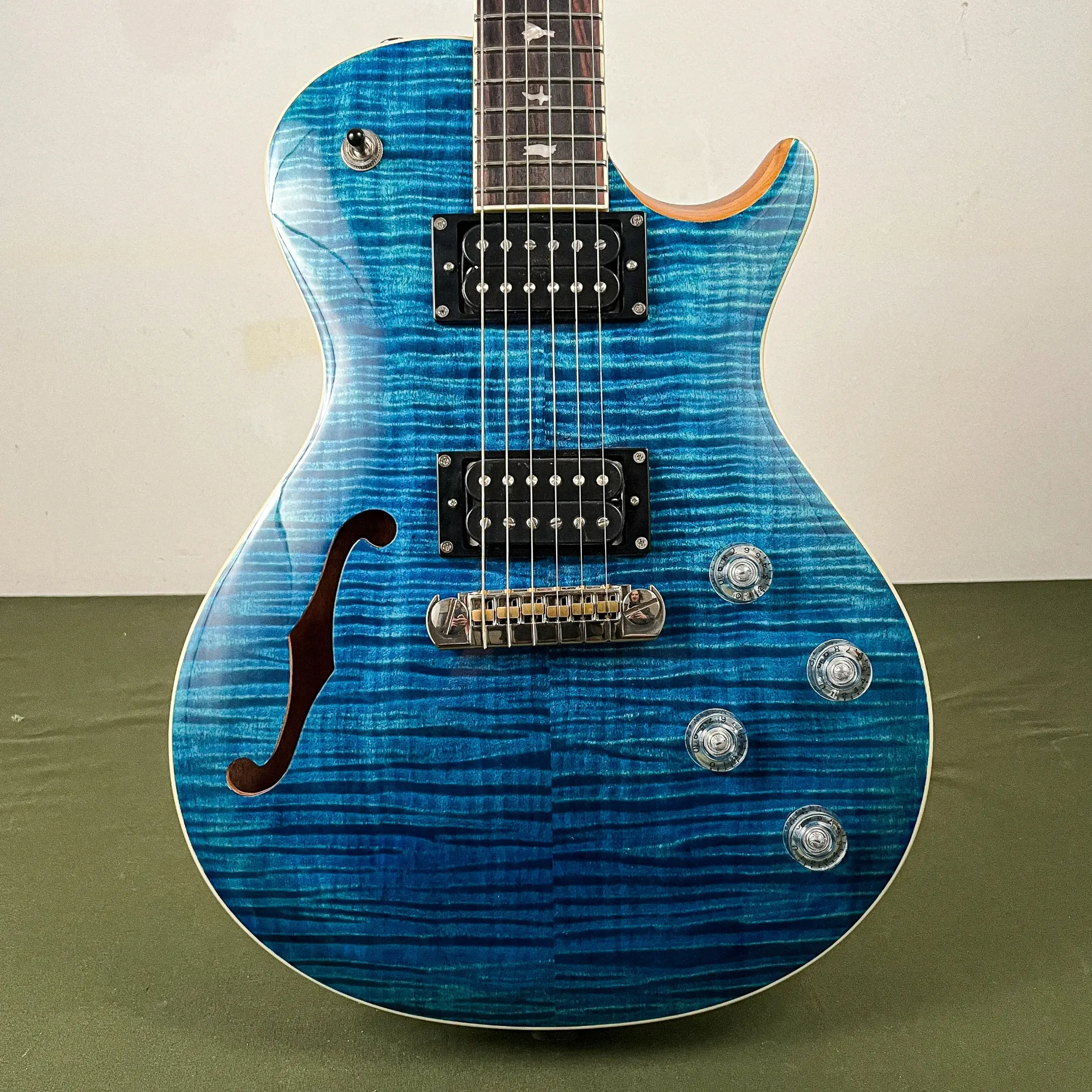 PRS SE Zach Myers Semi-Hollow Electric Guitar Myers Blue