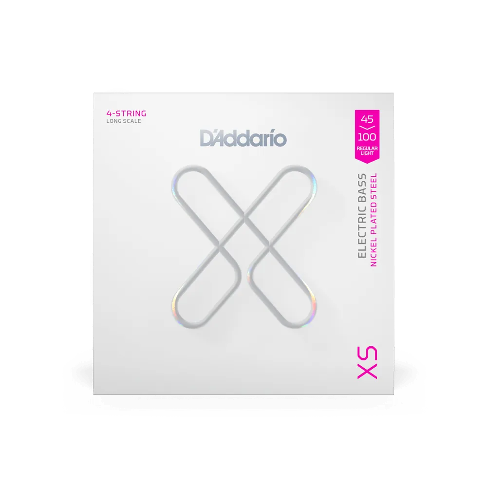 [XSB45100] D'Addario XS Nickel Bass Guitar Strings Regular Light 45-100