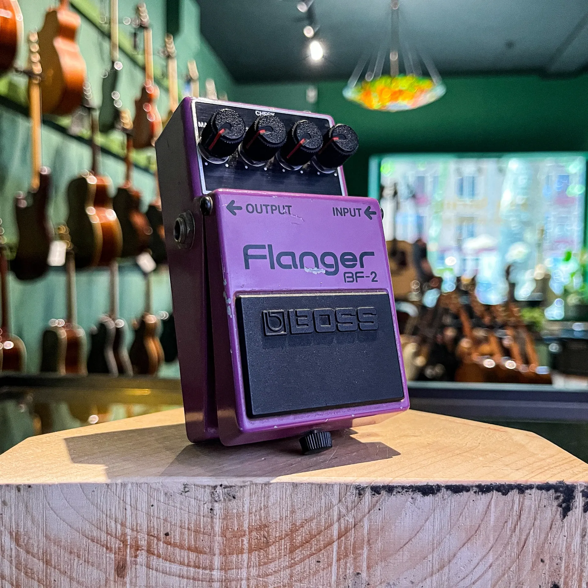 Boss BF-2 Flanger Used Green Label MIJ 1984-1990