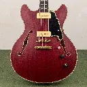 D'Angelico Excel DC Satin Trans Wine