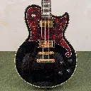 D'Angelico Deluxe Atlantic Baritone Solid Black