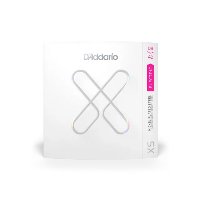 D'addario XS Nickel Coated Electric Guitar Strings 09-42