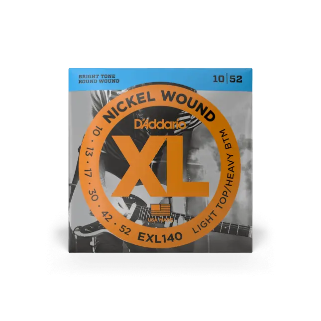 D'addario EXL140 Nickel Electric Guitar Strings Heavy Bottom 10-52