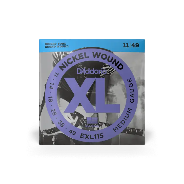 D'addario  EXL115 Nickel Electric Guitar Strings 11-49