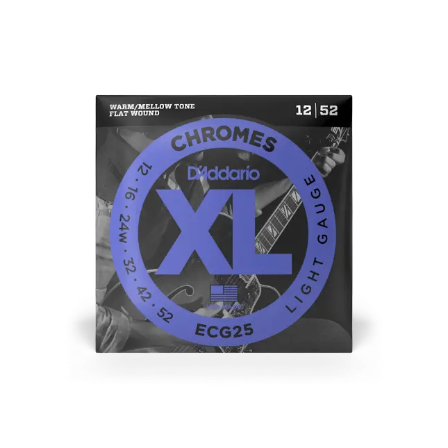 D'addario ECG25 12-52 XL Chromes Electric Guitar Strings 