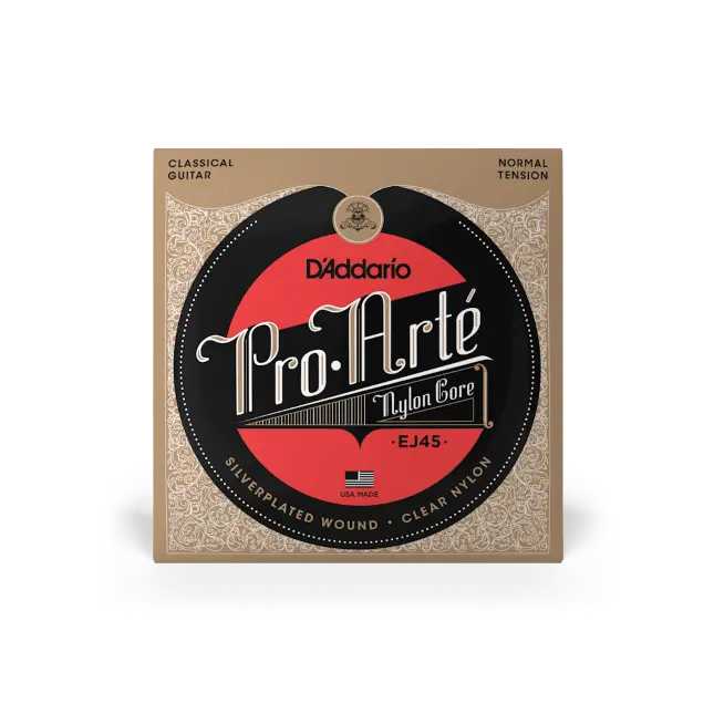 D'addario EJ45 Normal Tension Pro-Arté Nylon Classical Guitar Strings