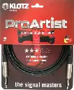 Klotz Pro Artist Jack Cable Nickel 1,5m