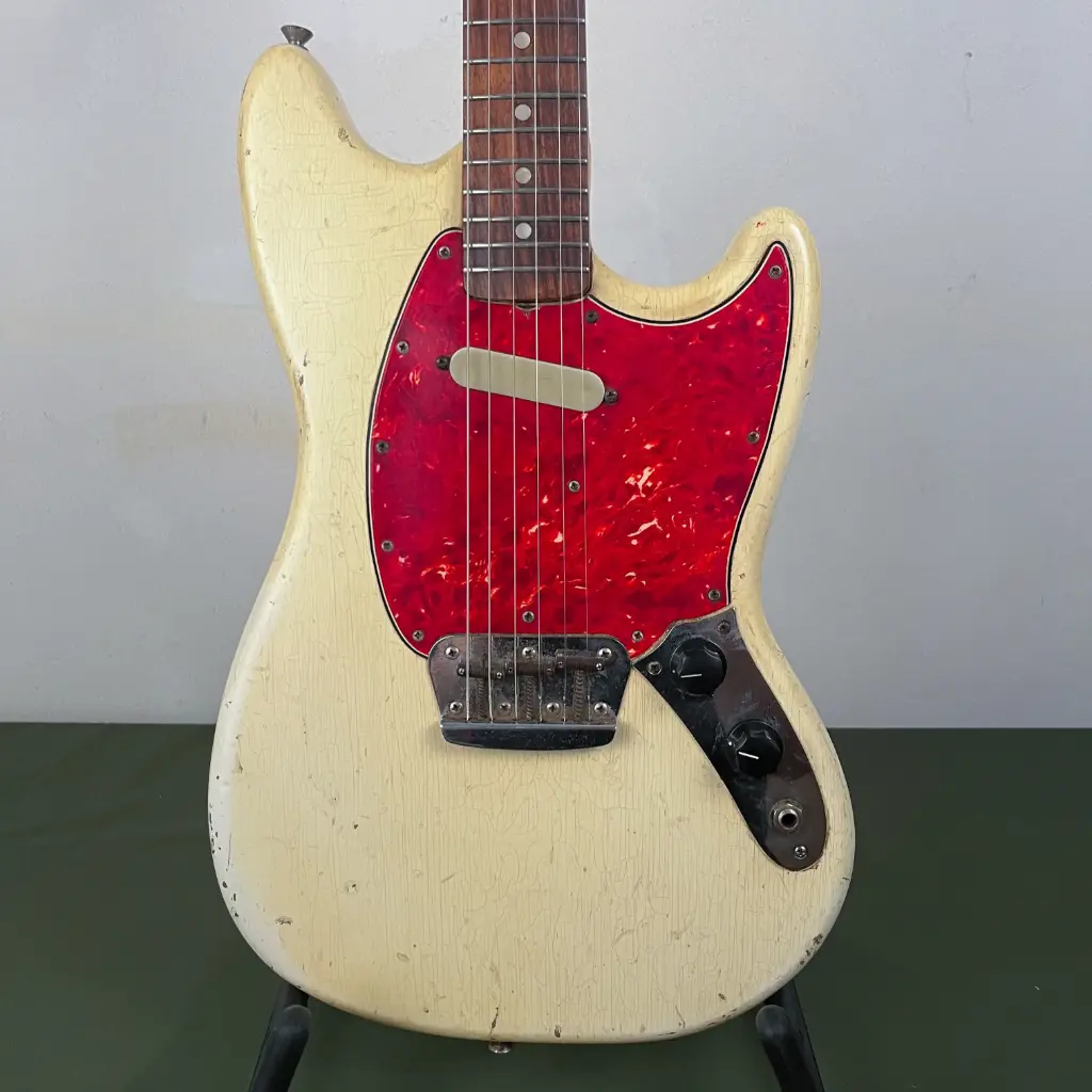 Fender Music Master II Olympic White 1966