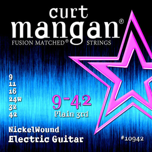 Curt Mangan 09-42 Nickel Wound Set 