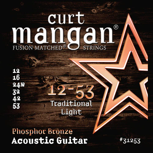 Curt Mangan 12-53 Phosphor Bronze Traditional Light