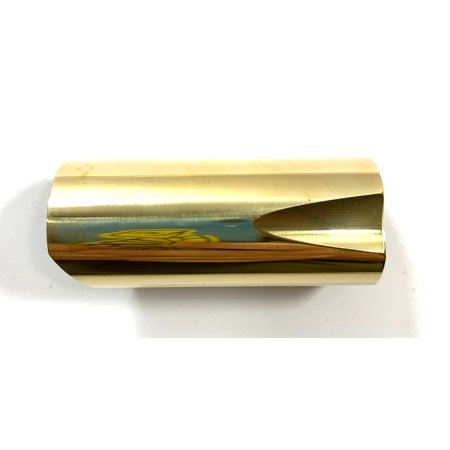 The Rock Slide Guitar Slide Polished Brass Medium