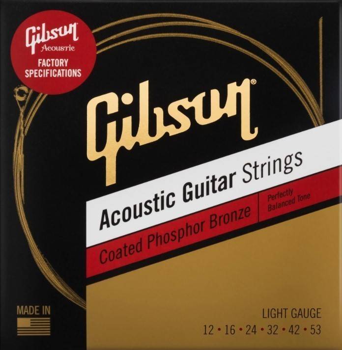Gibson Coated Phosphor Bronze Akoestische Gitaarsnaren (12-53) Light 