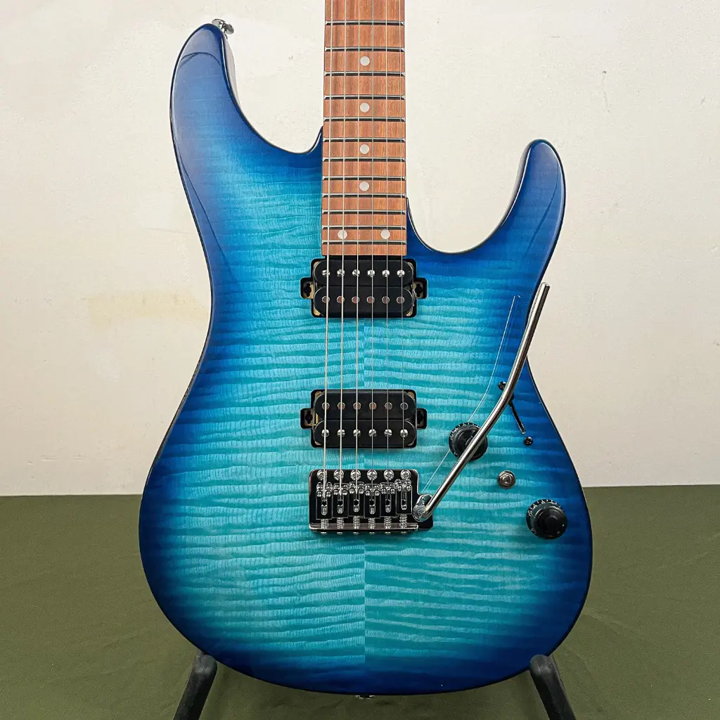 Ibanez AZ24S1F Electric Transparent Turquoise Burst