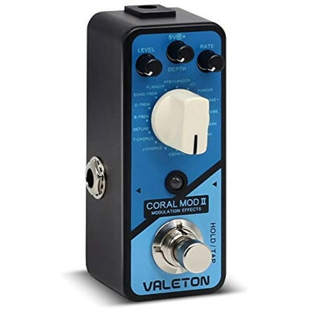 Valeton Coral Mod II Digital Modulation Chorus Flanger Phaser Univibe Tremolo Lofi Multi Effects
