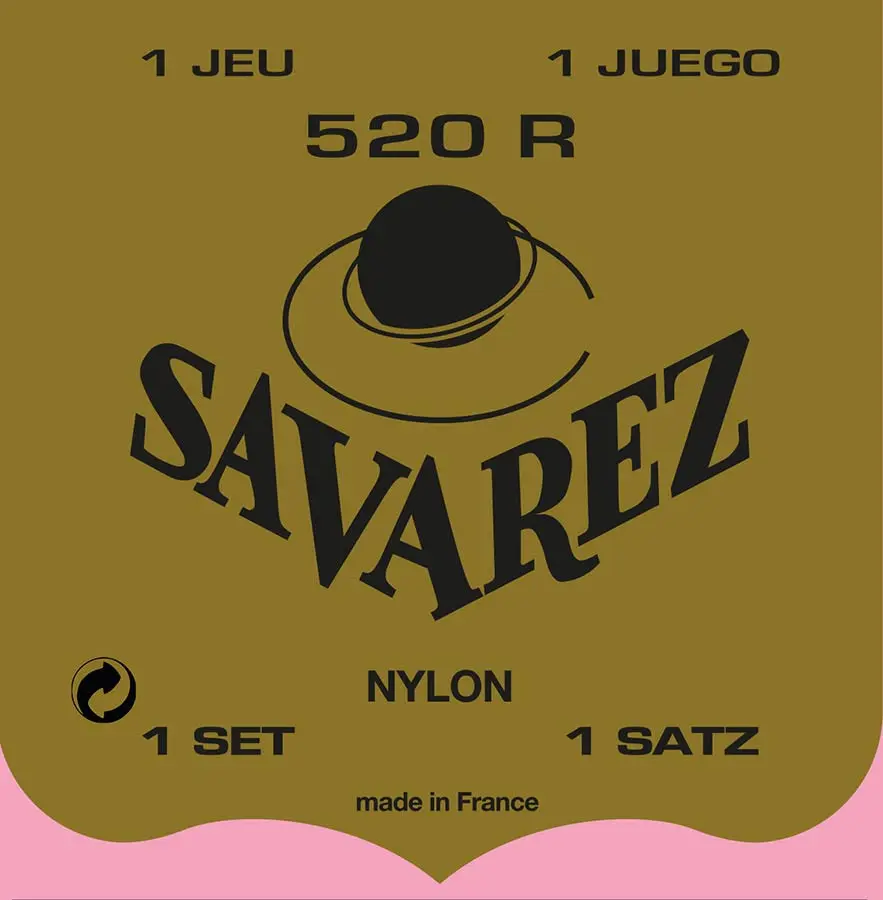 Savarez Classical Guitar Strings 520R High Tension