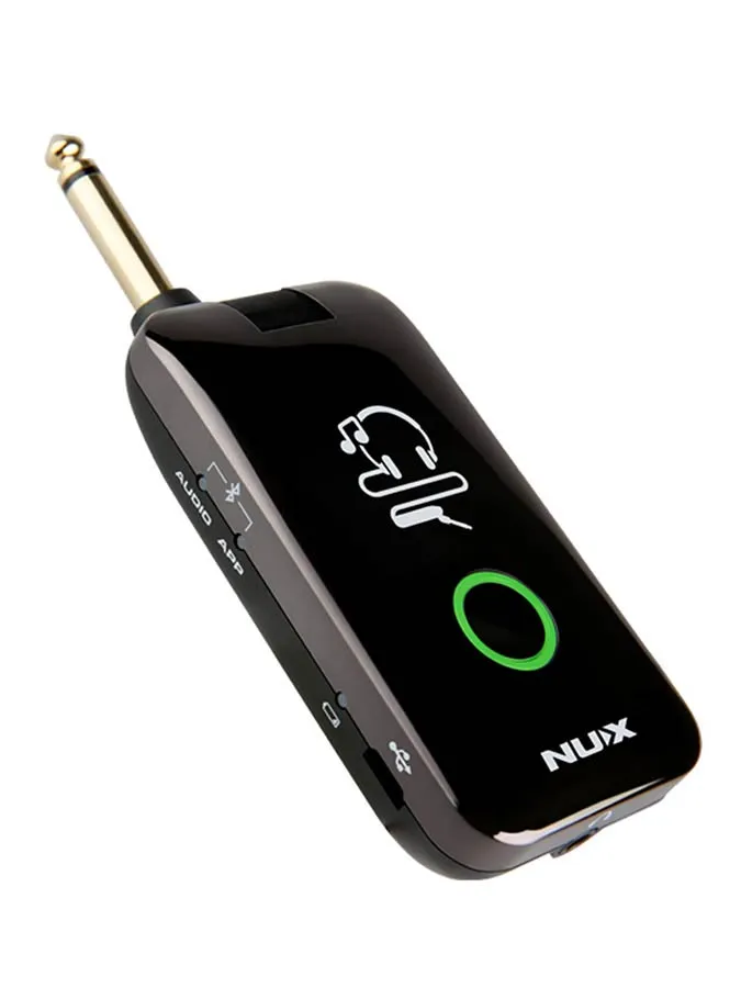 NUX Mighty Plug MP-2 Guitar and Bass Modeling Headphone Amplug with Bluetooth