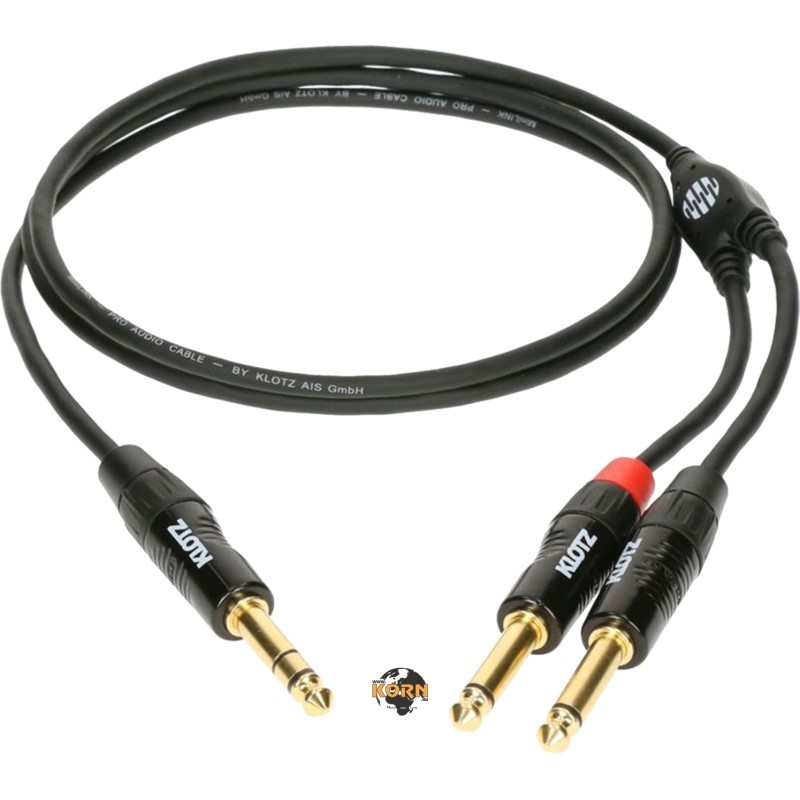 Klotz 3M Stereo Jack - 2 Jacks Audio Cable