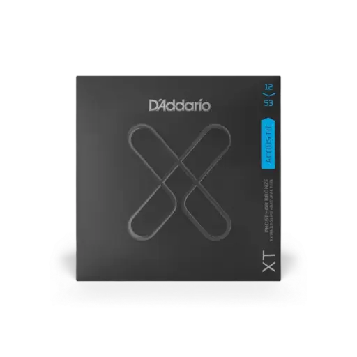 [XTAPB1253] D'addario XT Phosphor Bronze Coated Acoustic Guitar Strings 12-53