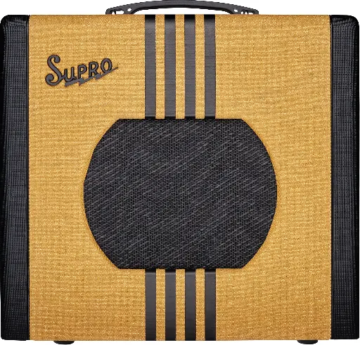 [1820RTB] Supro Delta King 10 Black/Tweed