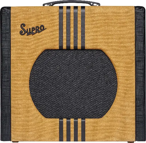 [1822RTB] Supro Delta King 12 Black/Tweed