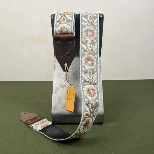 Holy Cow Custom Elite White Flower on Blue 