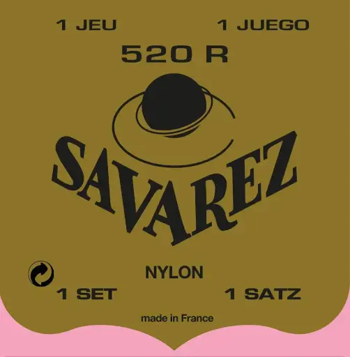[520R] Savarez Classical Guitar Strings 520R High Tension