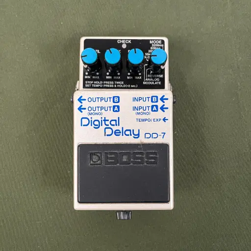 Boss DD-7 Digital Delay used
