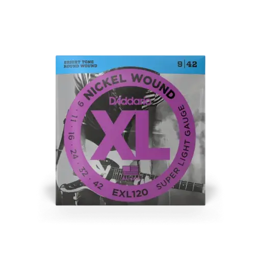 [EXl120] D'addario EXL120 Super Light XL Nickel Electric 09-42