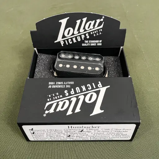 [10-41BridgeBlack] Lollar Imperial Bridge Double Black 4 Conductor