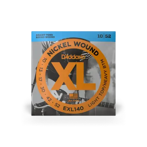 [EXl140] D'addario EXL140 Nickel Electric Guitar Strings Heavy Bottom 10-52