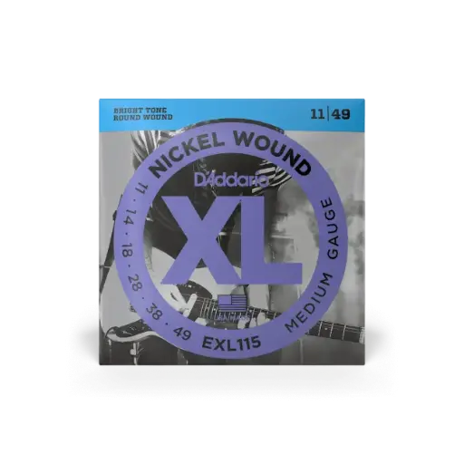 [EXL115] D'addario  EXL115 Nickel Electric Guitar Strings 11-49