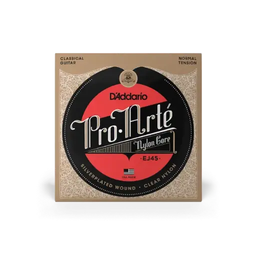 [EJ45] D'addario EJ45 Normal Tension Pro-Arté Nylon Classical Guitar Strings