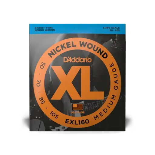 [EXL160] D'addario Medium Long Scale XL Nickel Bass Strings 50-105 