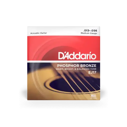 [EJ17] D'addario EJ17 Phosphor Bronze Acoustic Guitar Strings 13-56